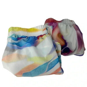 DSG STRIDE SHORTS SUMMER WATERCOLOR STRIDE SHORTS MELTY WARM GIRLS SIZE LARGE